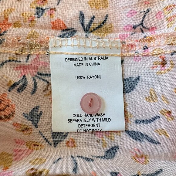 Petal and Pup Dress Women's Pink Floral Boho Maxi Dress Size Medium NWT - Picture 4 of 5